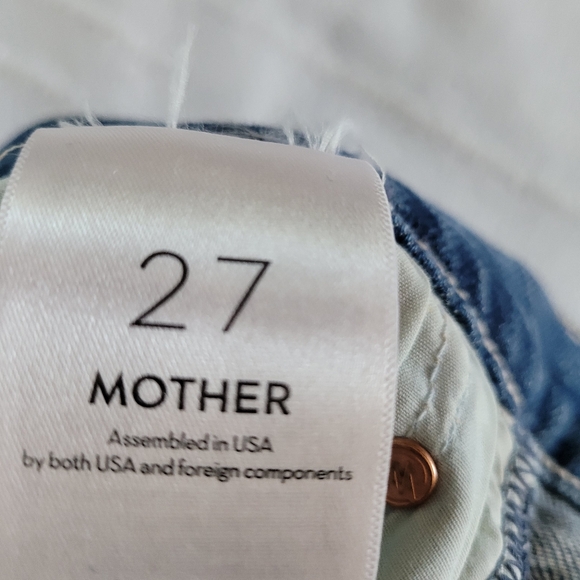 MOTHER Jean's Emboidered Patches Size 27 - Picture 10 of 12
